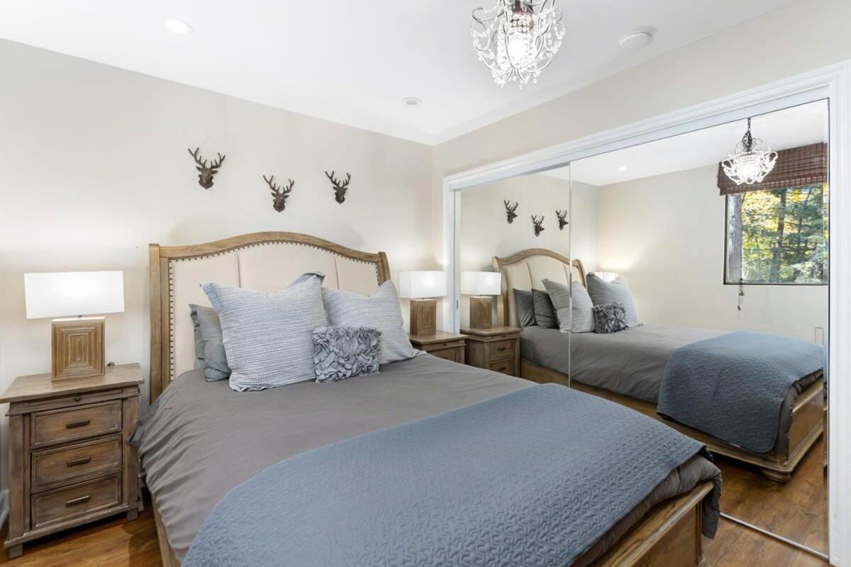 Snowflower Cabin Modern Luxe, 2 Level, 1500 Sqft, Ac, View, Dogs, Walk To Village Lake Arrowhead Exterior photo