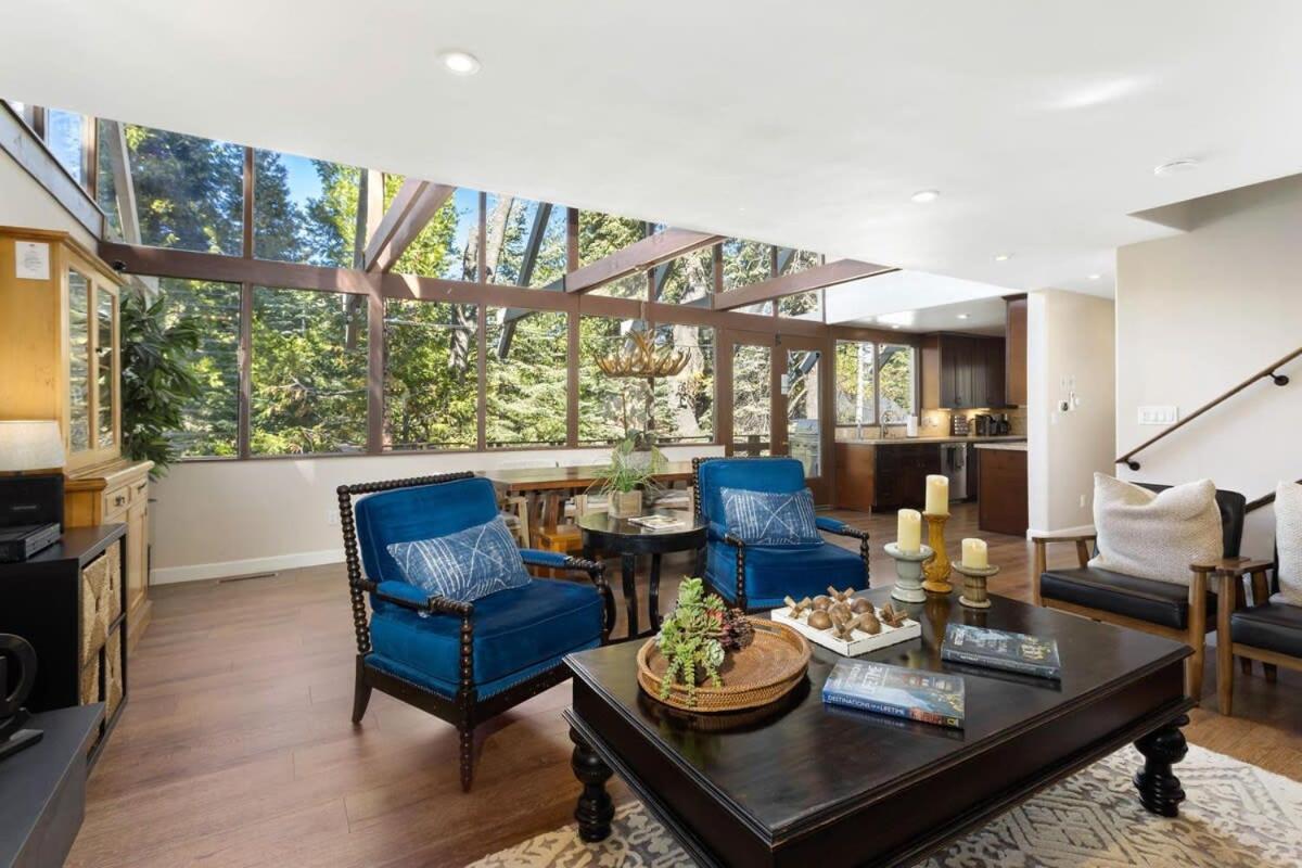 Snowflower Cabin Modern Luxe, 2 Level, 1500 Sqft, Ac, View, Dogs, Walk To Village Lake Arrowhead Exterior photo